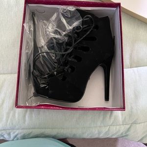 Black high heels
